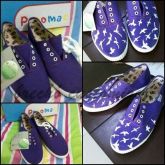 Tênis de Gaivotas roxo